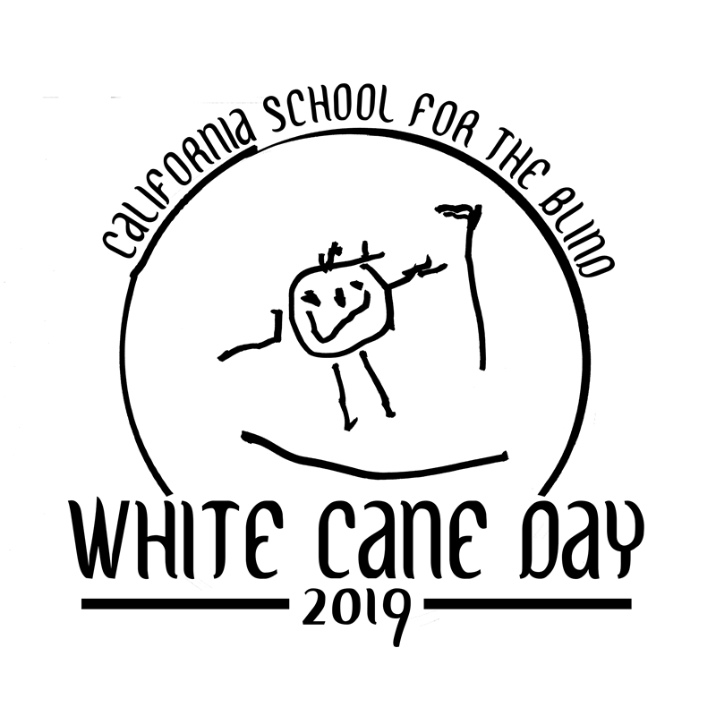 White Cane Day 2019 Tshirt Logo