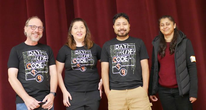 Shannon Stice, Allison Mello, Max Avendano and Ramani Gokhale.